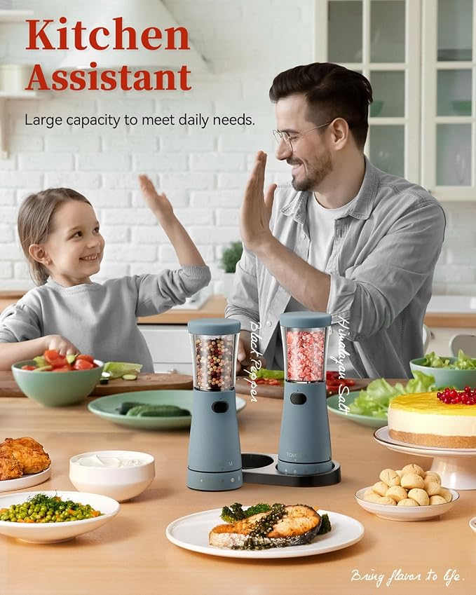 Electric Salt and Pepper Grinder Set - Image 8