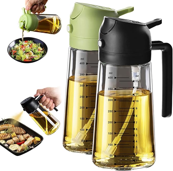 TrendPlain 16oz/470ml Glass Olive Oil Sprayer by TrendPlain