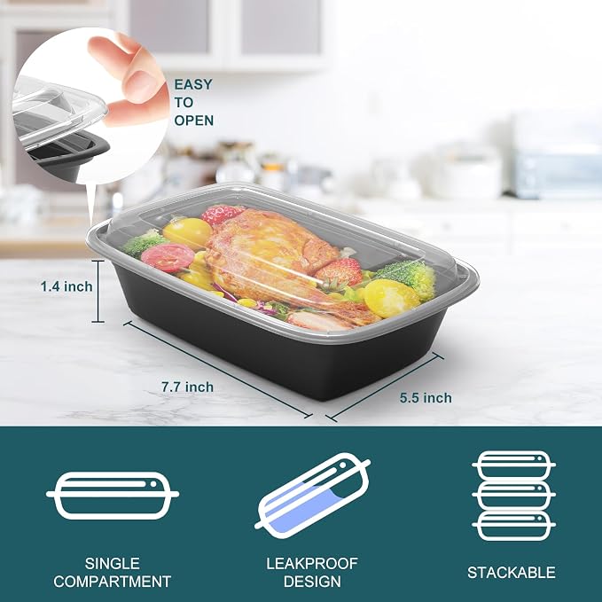 WGCC Meal Prep Containers Reusable - Image 2