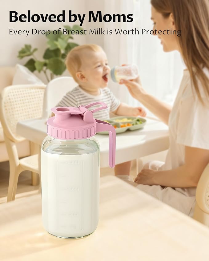 64oz Glass Breast Milk Pitcher - Image 7