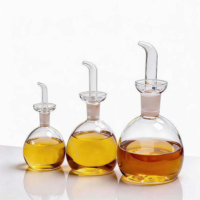 ELETON 8 oz Olive Oil Dispenser Bottle Glass - Image 9