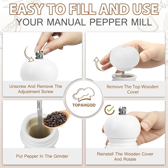 Salt and Pepper Grinder Set of 2 - Image 5