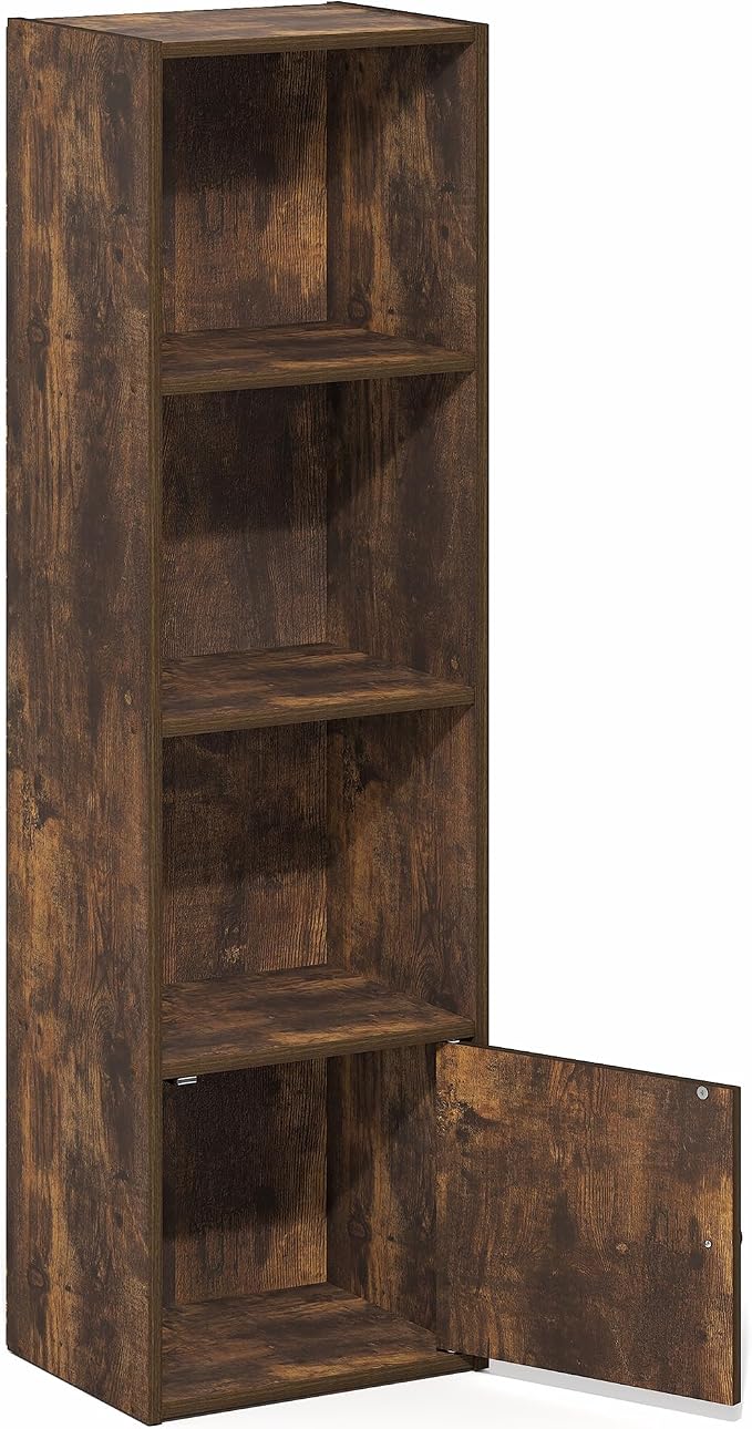 Furinno LUDER Book Shelf, 4-Tier Bookshelf - Image 8