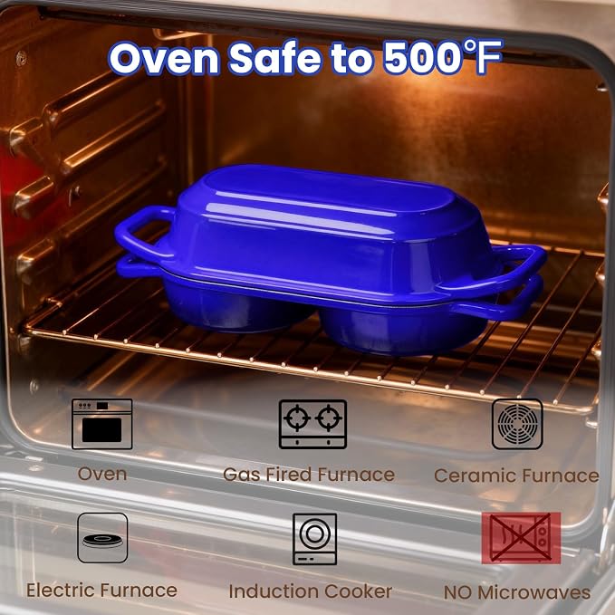YONILL Mini Double Dutch Oven for Sourdough Bread Baking - Image 6