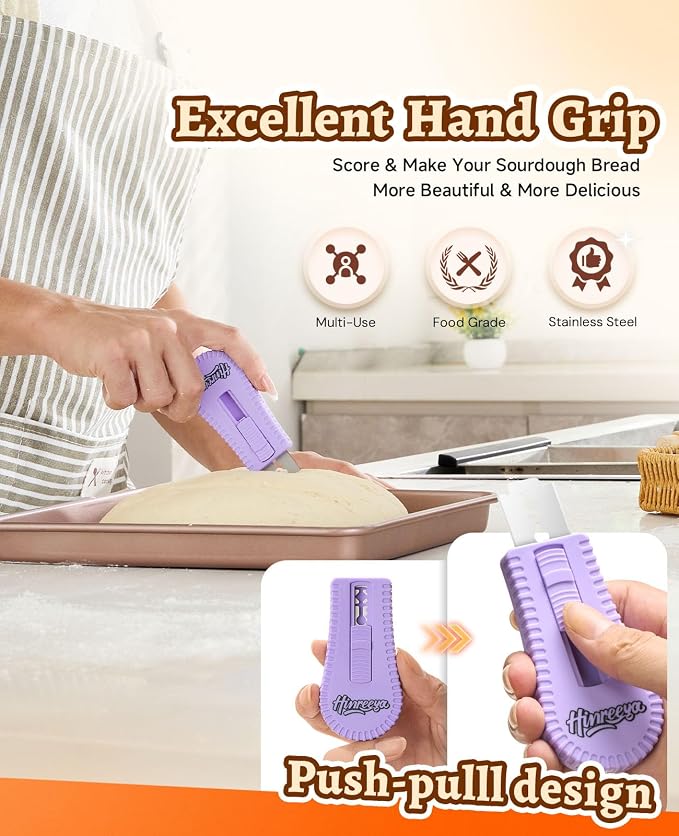Bread Scoring Tool for Sourdough, Magnetic Bread Lame - Image 3