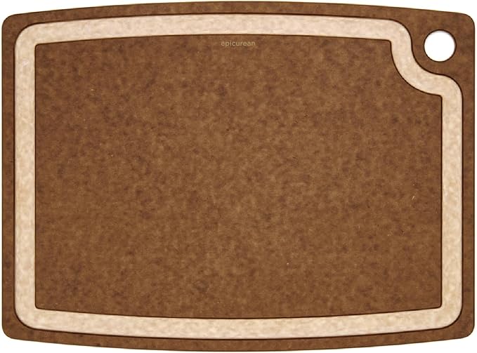 Epicurean Gourmet Series Cutting Board, 17.5-Inch by 13-Inch, Nutmeg/Natural by Epicurean