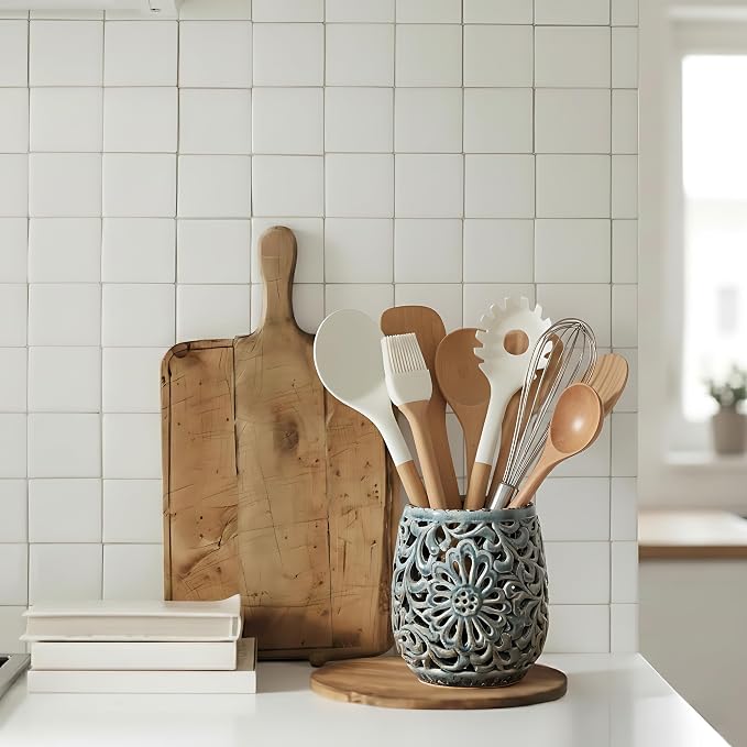 Farmhouse Kitchen Utensil Holder - Image 7