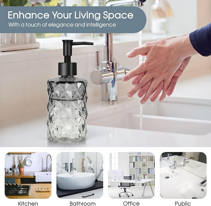 Topsky Glass Soap Dispenser - Image 5