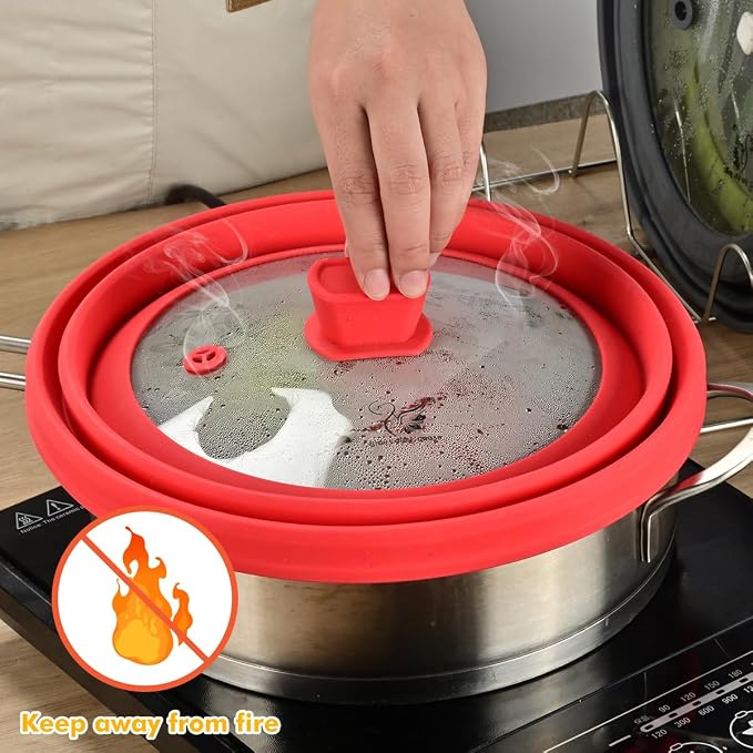 Microwave Splatter Cover Glass Splatter Guard Lid - Image 5