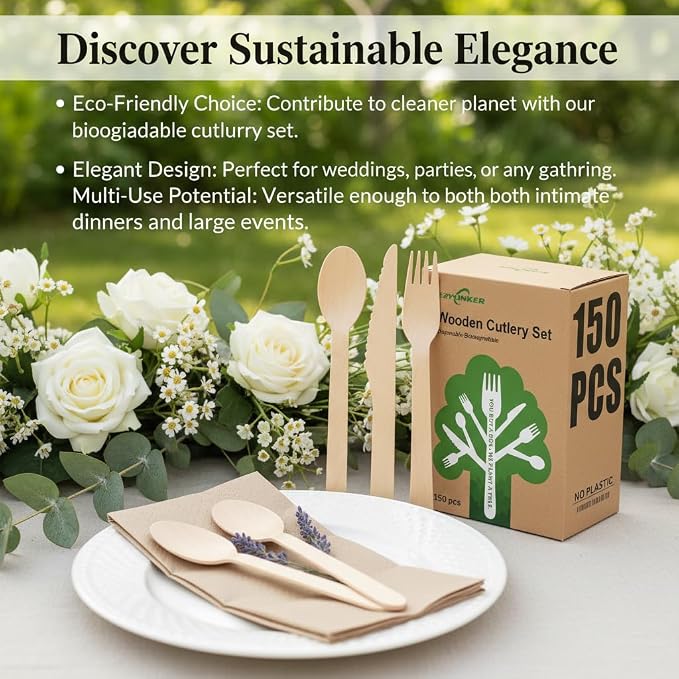 100% Compostable Cutlery Set - Image 6