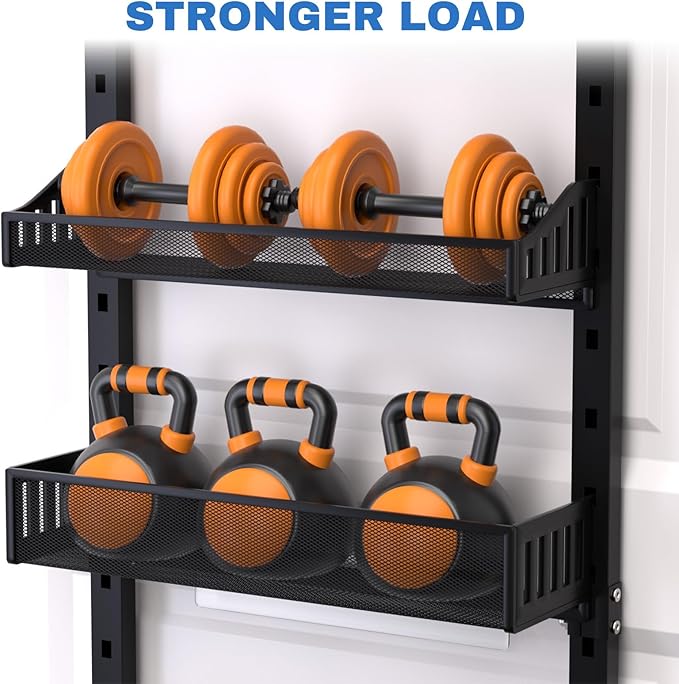 coobest 8-Tier Over the door Spice Rack Organizer, Large Heavy Duty Metal Wall - Image 6