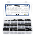 370 Pcs Roll pin Assortment, SAE Roll Pin Set, Slotted Spring Pins, Steel Split by Jovlalis