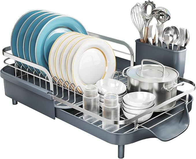 SNTD Dish Drying Rack, Expandable Dish Rack - Image 8