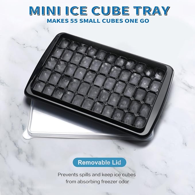 Ice Cube Tray with Lid And Bin for Freezer - Image 5