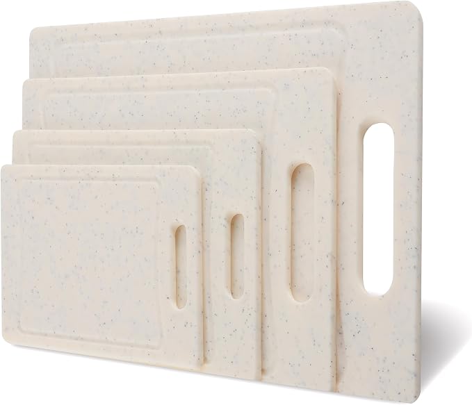 COOK WITH COLOR Non-Slip Cutting Board Set – Kitchen Essentials with Easy Grip - Image 8