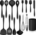 Silicone Cooking Utensil Set, Homikit 15pcs Kitchen Utensils by Homikit