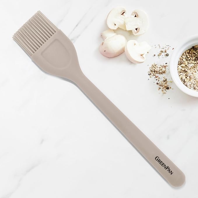 GreenPan Silicone Basting Brush, Cooking Kitchen Utensil, Sauce Marinades BBQ - Image 2