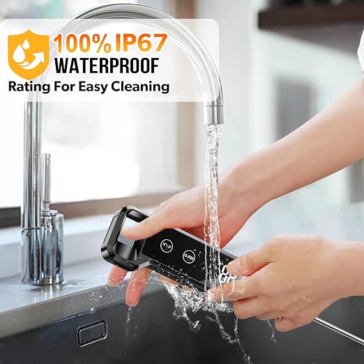 Digital Meat Thermometer with ±0.5℉ Precision, Fast Reading Waterproof Food - Image 3