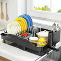 Urackify Expandable Dish Rack for Kitchen Counter, 16.14"-23.62" Large by Urackify