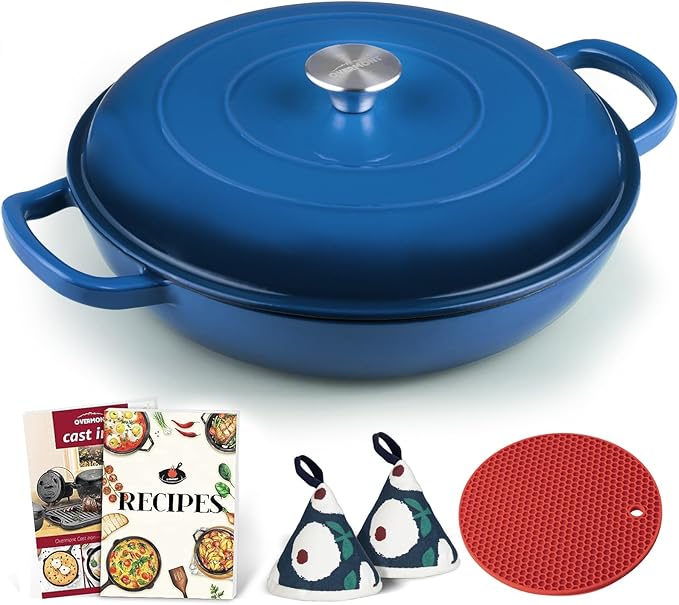 Overmont Enameled Cast Iron Dutch Oven by Overmont