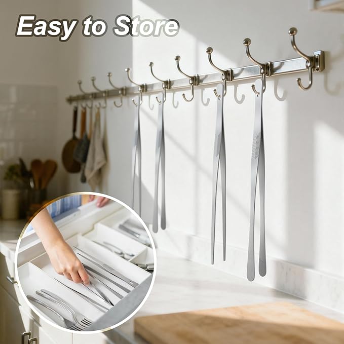 Vaincre 4PCS Kitchen Tongs Tweezers - Image 5