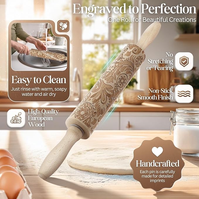 Flexzion Embossed Rolling Pins - Image 3