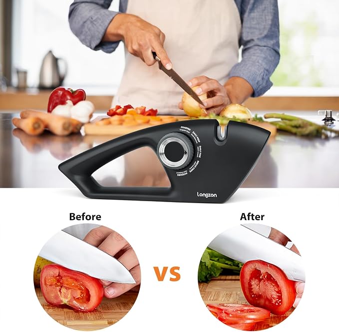 Longzon 6-in-1 Knife Sharpener 5 Stage - Image 9