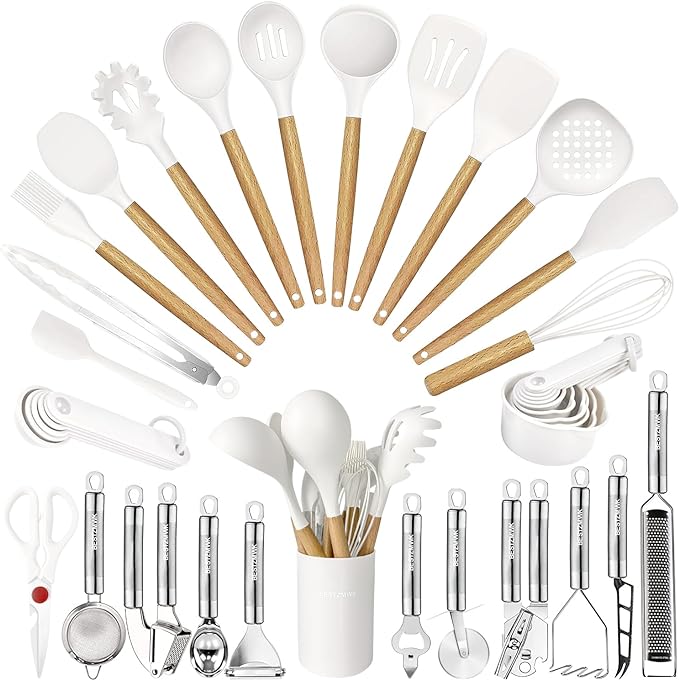 Cooking Utensils Set- 35 PCs Kitchen Utensils by BESTZMWK