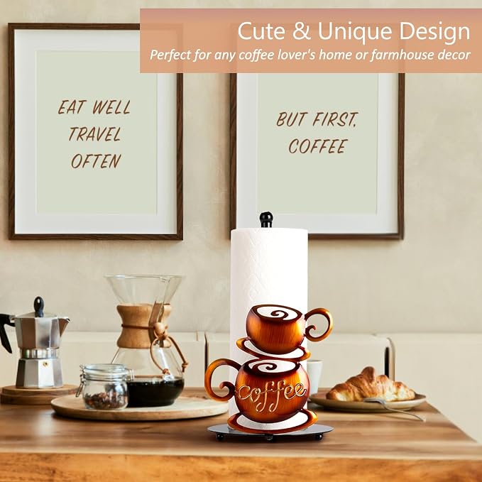 Standing Paper Towel Roll Holder Countertop - Image 5