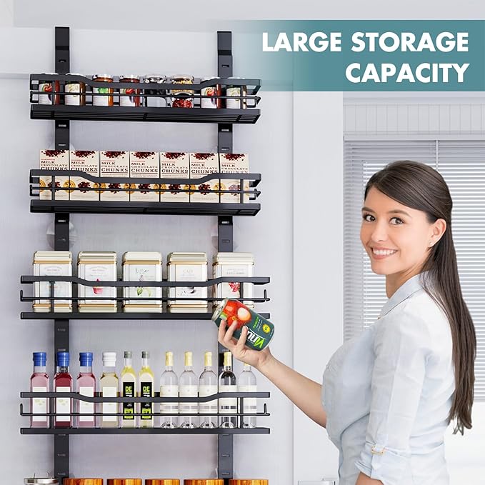 Eastherry Over The Door Pantry Organizer，6-Tier Over The Door Organizer - Image 7