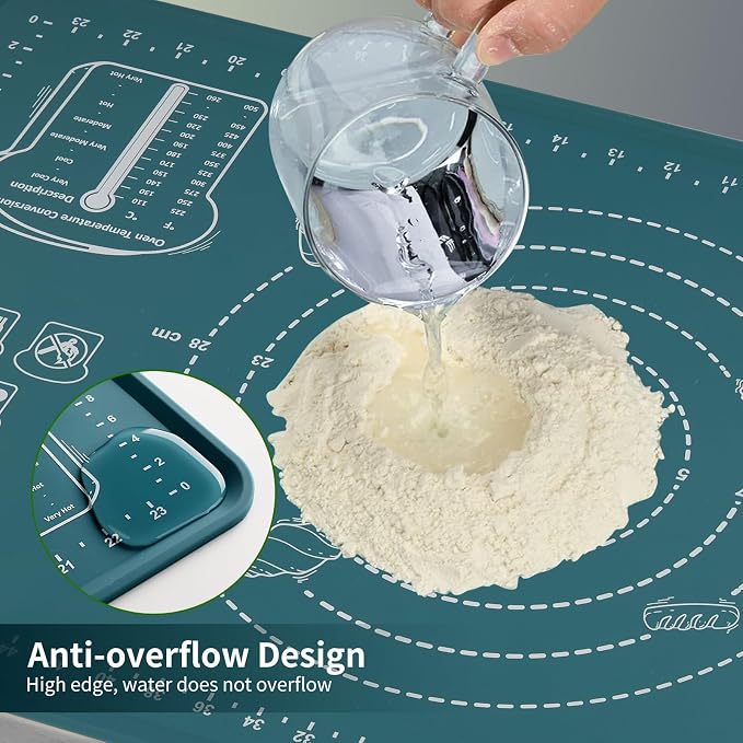 DANIA & DEAN 1.1mm Heavy-Duty Silicone Pastry Mat - Image 2