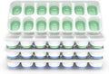 ChefAide Ice Cube Tray with Lid, 4 Packs 56 Cubes Durable Stackable Ice Cube by ChefAide