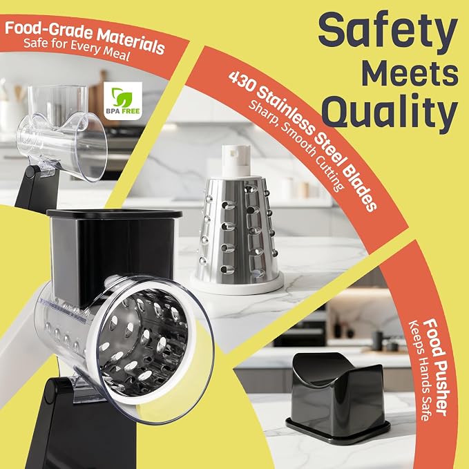 Upgraded Rotary Cheese Grater - Image 7