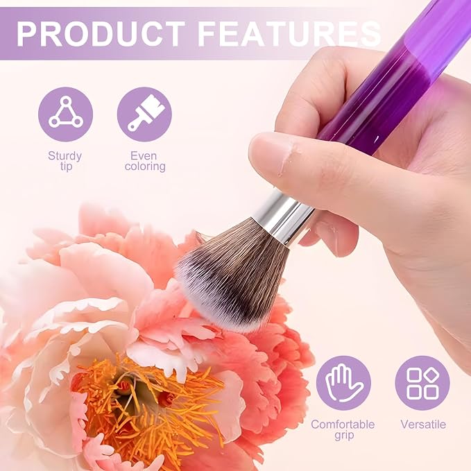 9 Pcs Baking Brush Set, Chocolate Candy Making Supplies Jelly Decorating Tools - Image 5