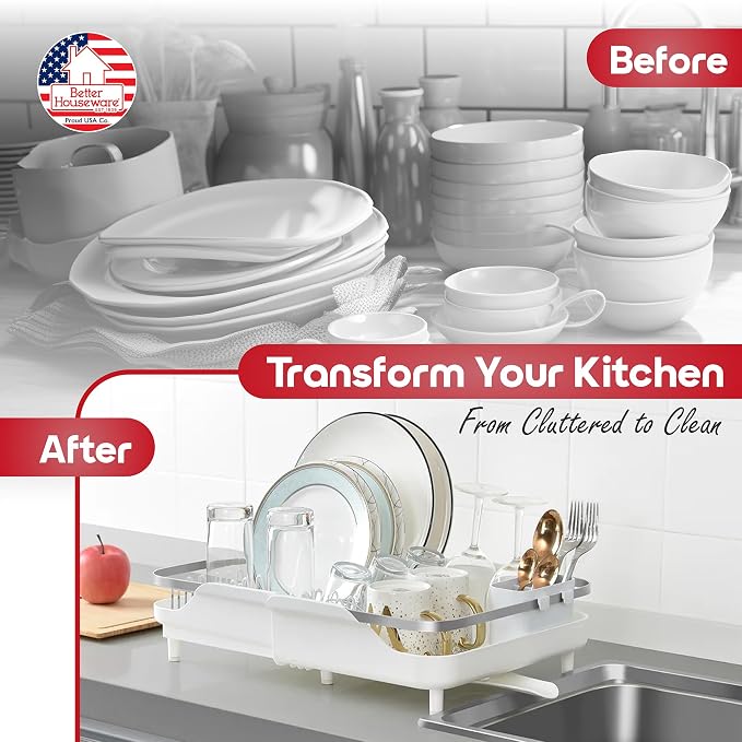 Better Houseware Expandable Dish Drying Rack - Image 5