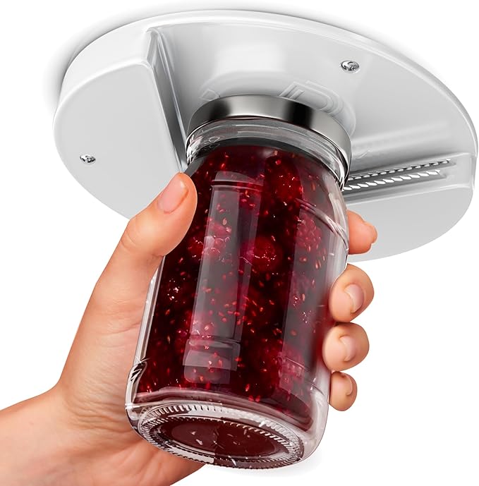 Under Cabinet Lid Jar Opener by Delfori