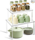 Clear Kitchen Cabinet Organizer, Acrylic Shelves by BOMOKSHomeAccessories