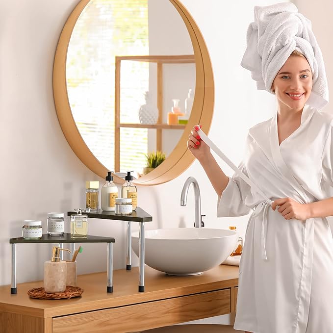 Weenson Bathroom Counter Organizer Corner Shelf - Image 4