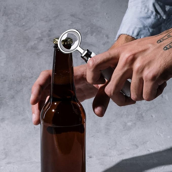 Metal Bottle Opener Kits 8 Pack Blank Stainless Steel Bottle Opener Insert Kits - Image 4