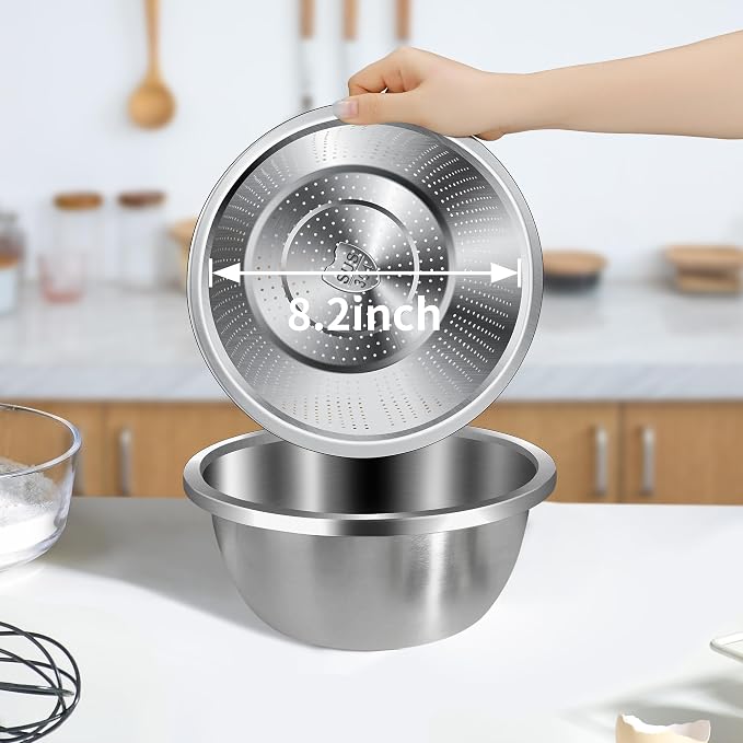 Colander 304 Stainless Steel 4-quart - Image 5