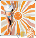 HIHOHO Beach Blanket Waterproof Sandproof Extra Large Beach Mat 79" X by HIHOHO