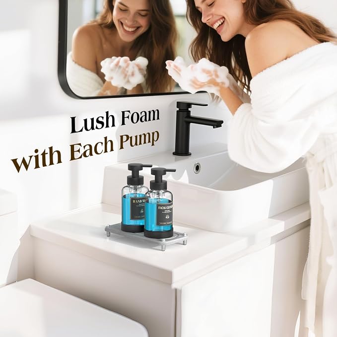 Luxspire Foaming Soap Dispenser, Non-Slip Hand Soap Dispenser - Image 2