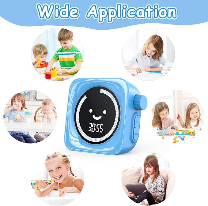 Visual Timer for Kids, 99 Minute Digital Cute Kids Visual Timer Classroom Timer - Image 8
