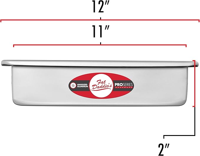 Fat Daddio's POB-11152 Anodized Aluminum Sheet Cake Pan - Image 3