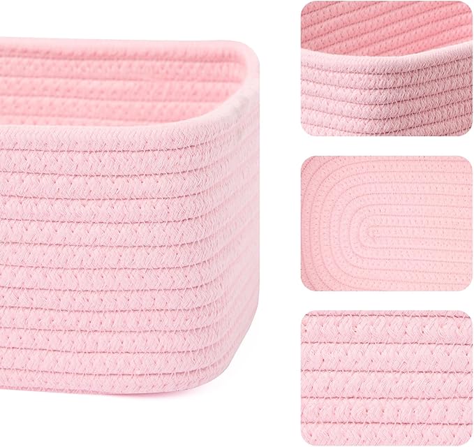 MiniArk Small Storage Baskets for Organizing | Closet Organizer Bins | Shelf - Image 2