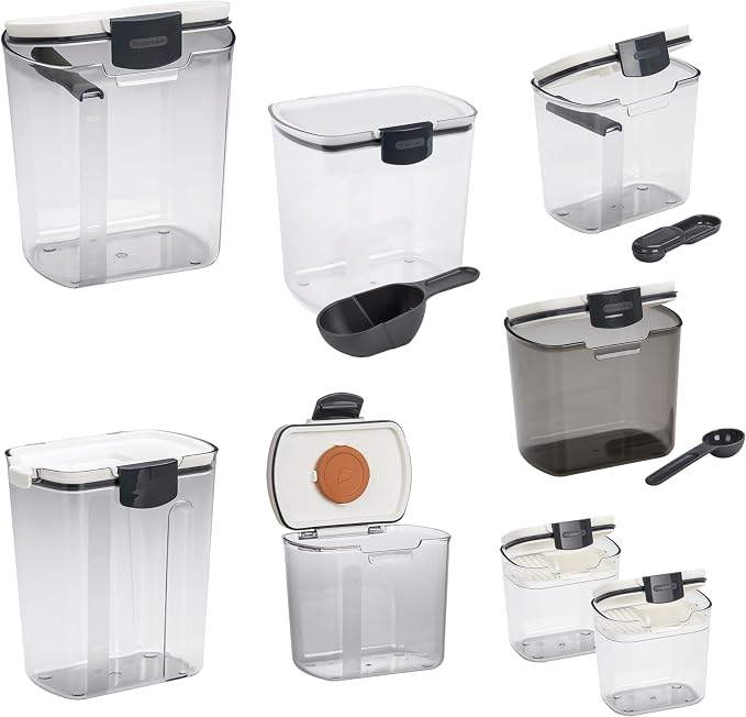 Progressive ProKeeper Baker's Airtight Kitchen Storage Canister Container Set by ProgressiveInternational