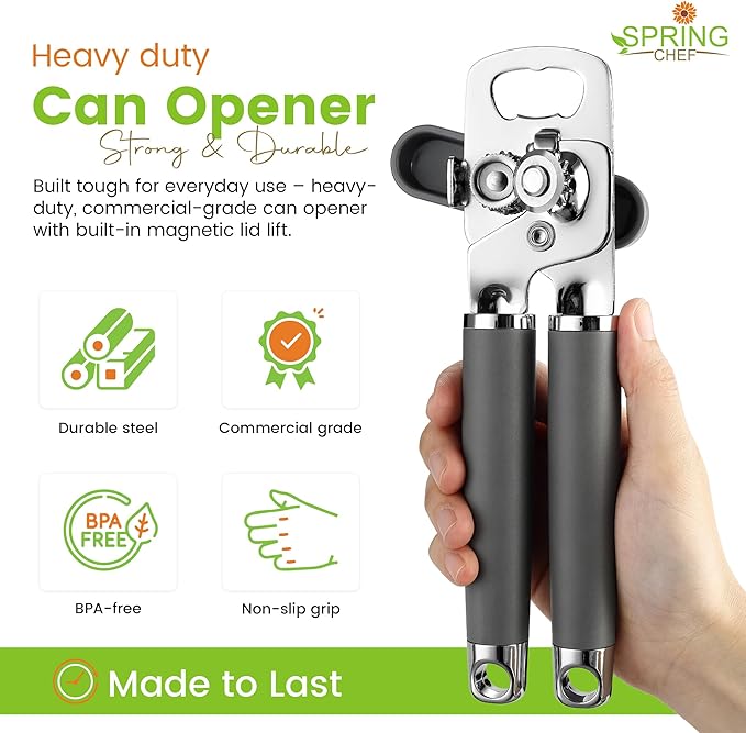 Spring Chef Stainless Steel Can Opener - Image 2