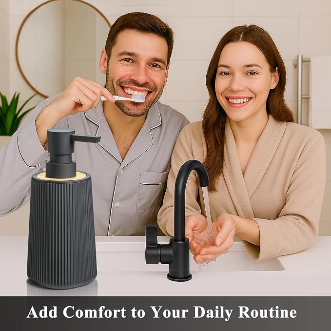 Black Hand Soap Dispenser Set - Image 2