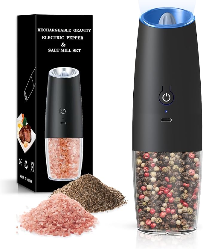 Rechargeable Salt And Pepper Grinder by Unknown