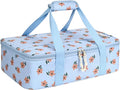 Corduroy Casserole Carrier, Insulated Lasagna Lugger by MIAOJIE